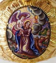 Solid silver gilt antique Augsburg Chalice.